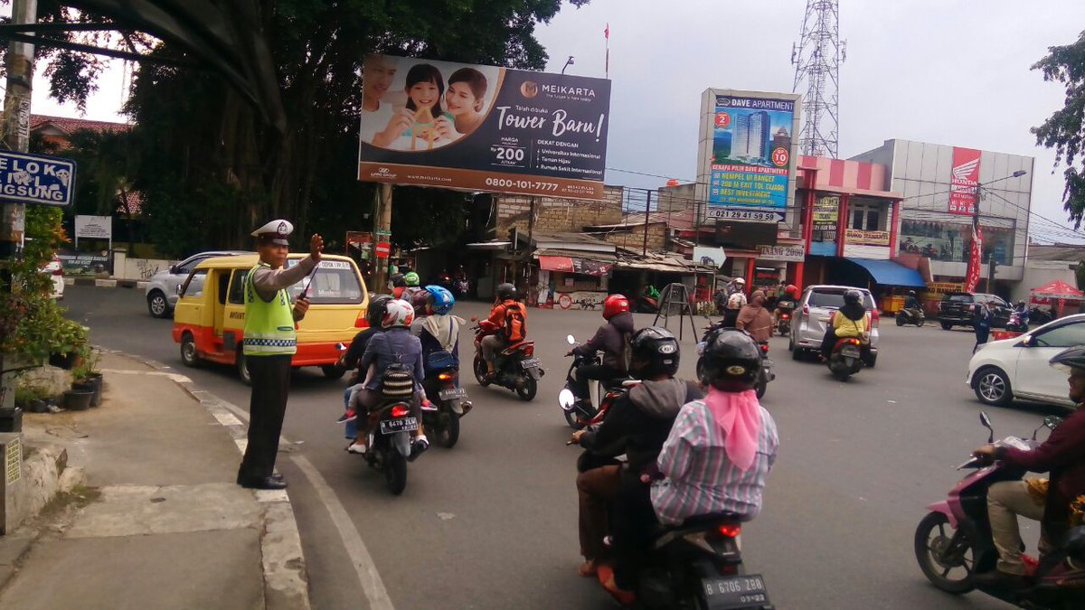 TMC Polres Metro Depok tweet media