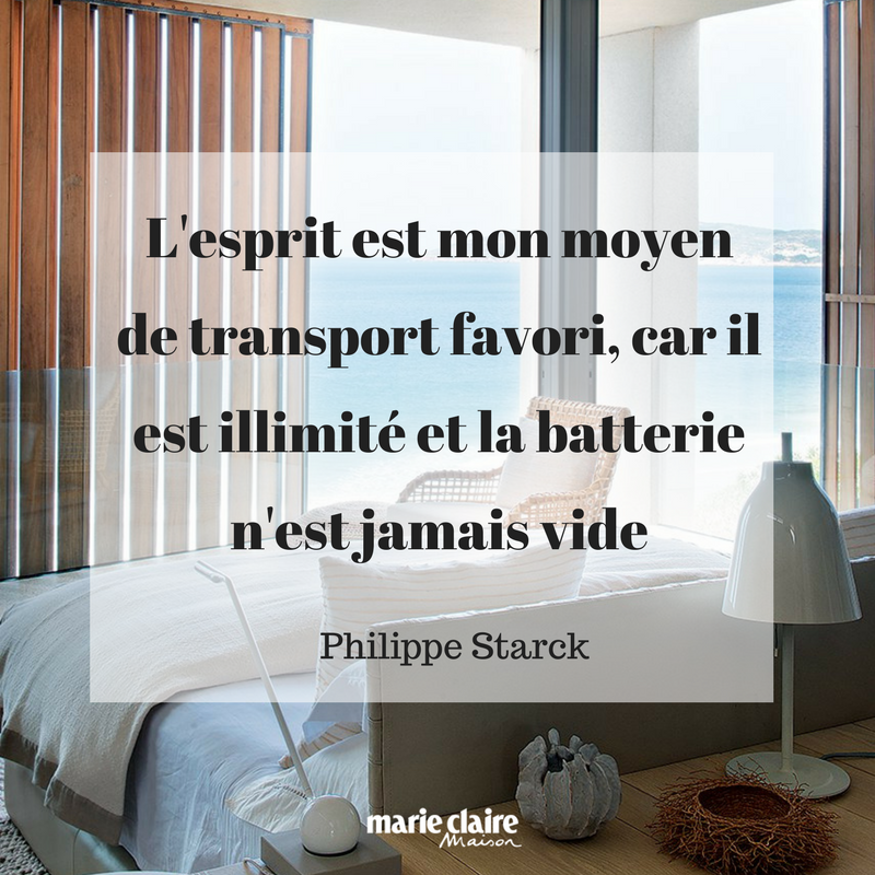 Pensée du jour par Philippe Starck ⭐️
