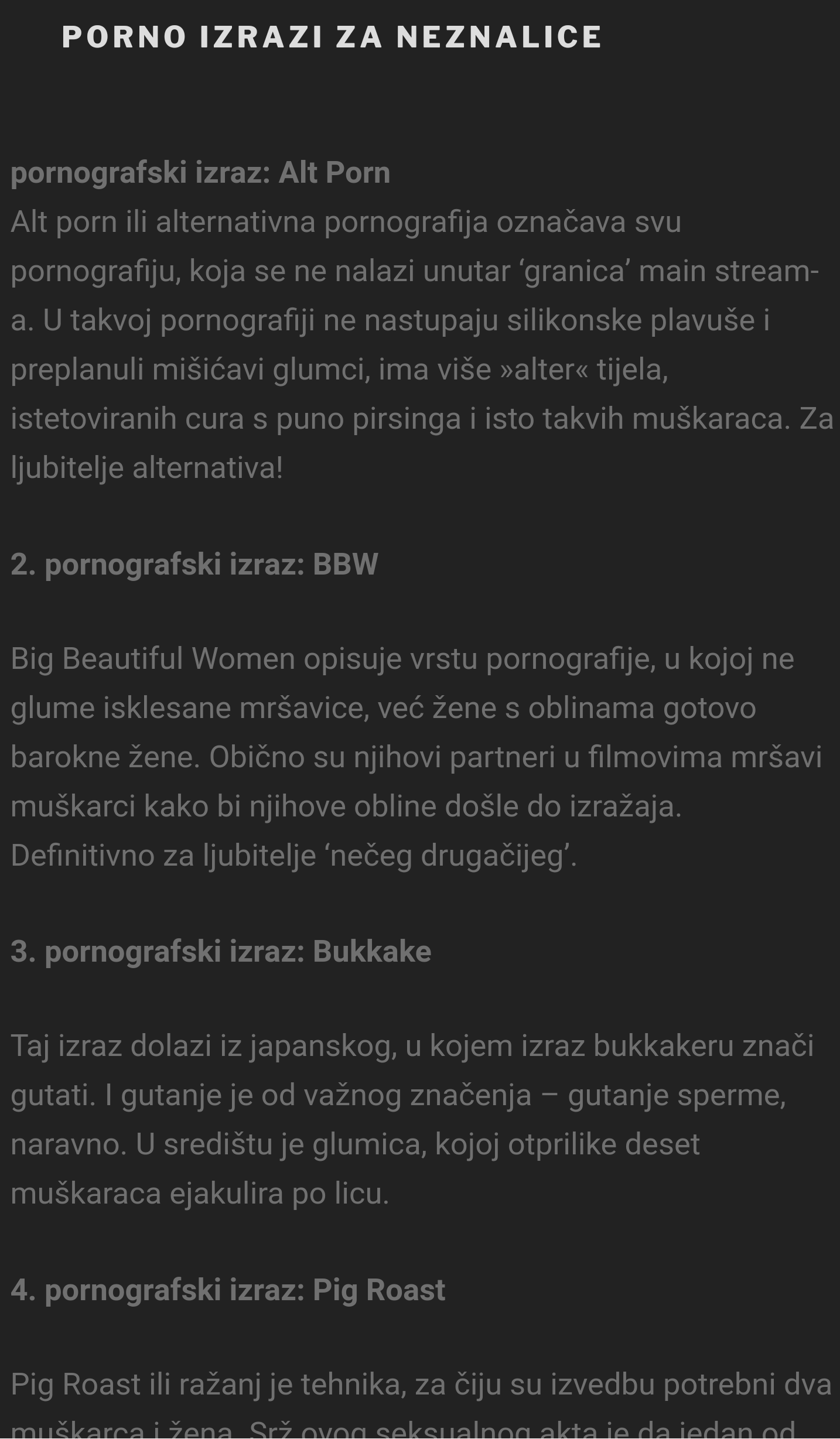 Besplatni porno sadrzaji