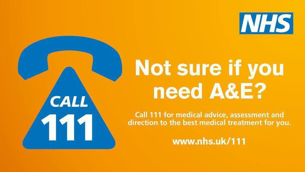 nhsUHLG's tweet photo. Our A&E continues to be busy and we ask anyone with less serious conditions like #flu and #norovirus to #examineyouroptions before heading for our A&E. As horrible as they are, in most cases, bed rest, paracetamol and lots of water will help you. Dial 111 if you're still unsure. https://t.co/J7nycOT8wG