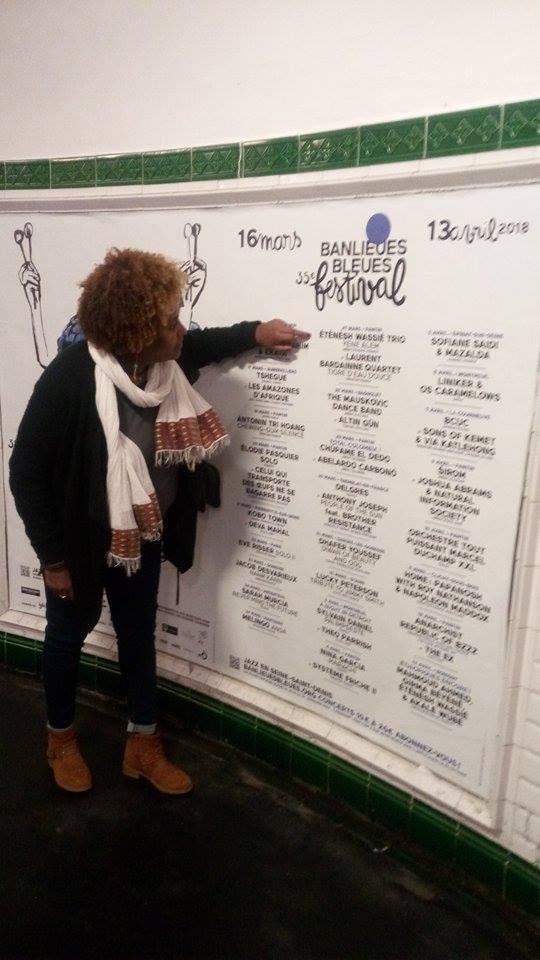 #eteneshwassie #festivalbanlieuesbleues #mynameonthewall #emotiondanslescouloirsdumetro