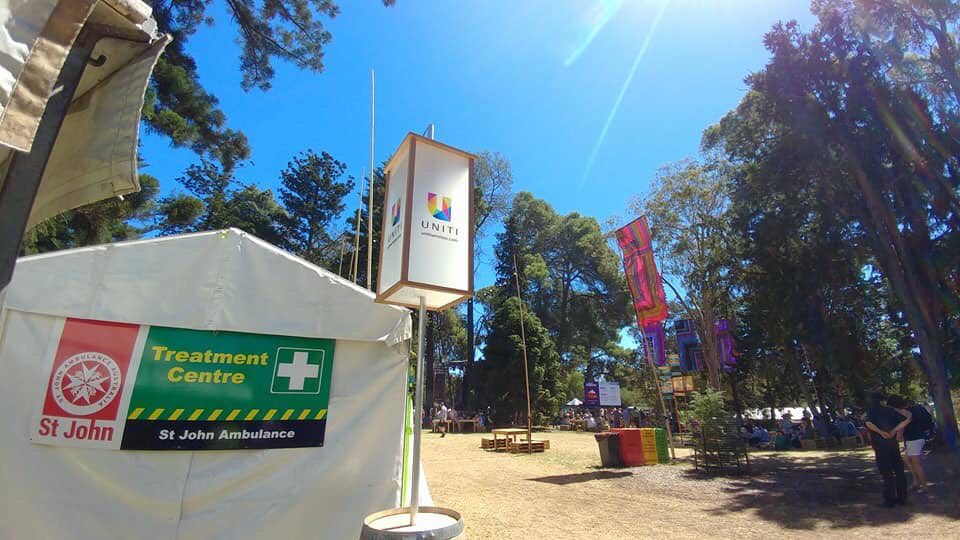 StJohn_SA's tweet photo. Day 3 of #WOMADelaide and it’s another gorgeous day, thankfully a little cooler. Our event responders and healthcare professionals are out in force, visit one of our treatment centres if you become unwell #Adelaide #StJohnSA #FirstAid https://t.co/MilOZh0xHZ