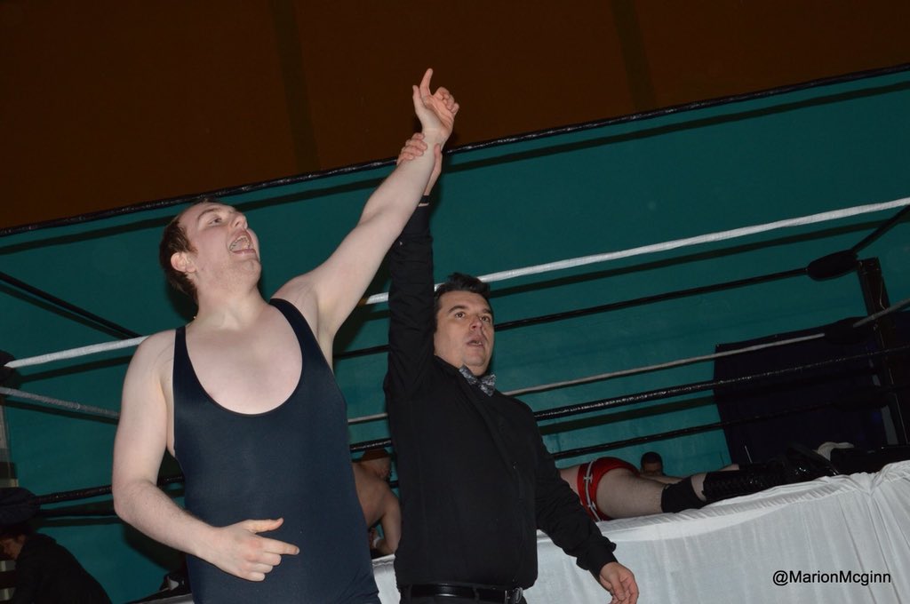 DavidDevlin92's tweet photo. Rather successful @RespectWPro debut, as the Number 1 contender I hope @LewisCEGirvan is keeping that championship warm for me 😏 https://t.co/v4b64359PT