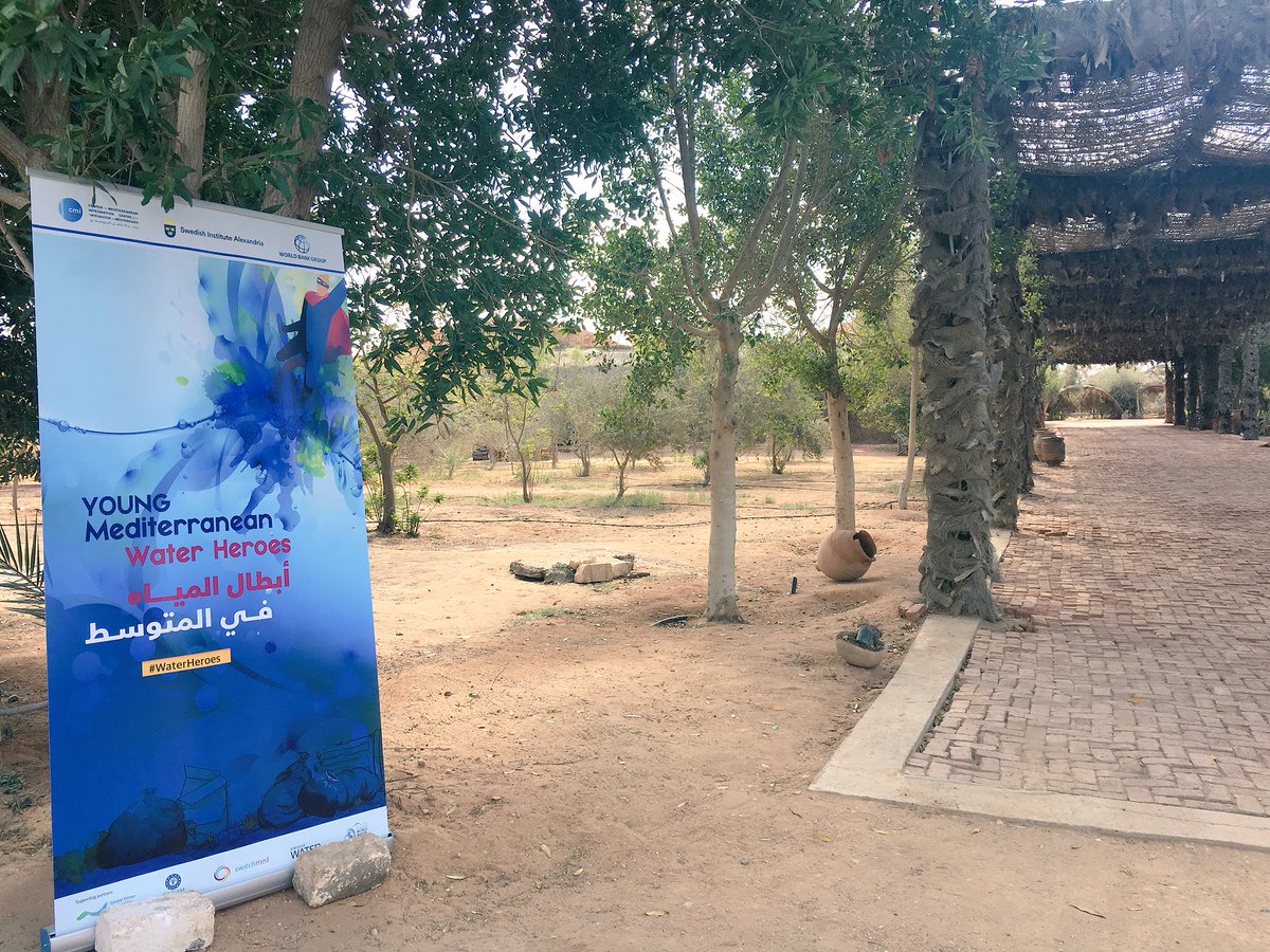 fatineezbakhe's tweet photo. Today, 45 passionate young water professionals from various #Mediterranean are gathered in Anafora (Egypt) to attend the #WorldWaterDay Youth Workshop! @cmimarseille #WaterHeroes https://t.co/kjJb7iYW1Y