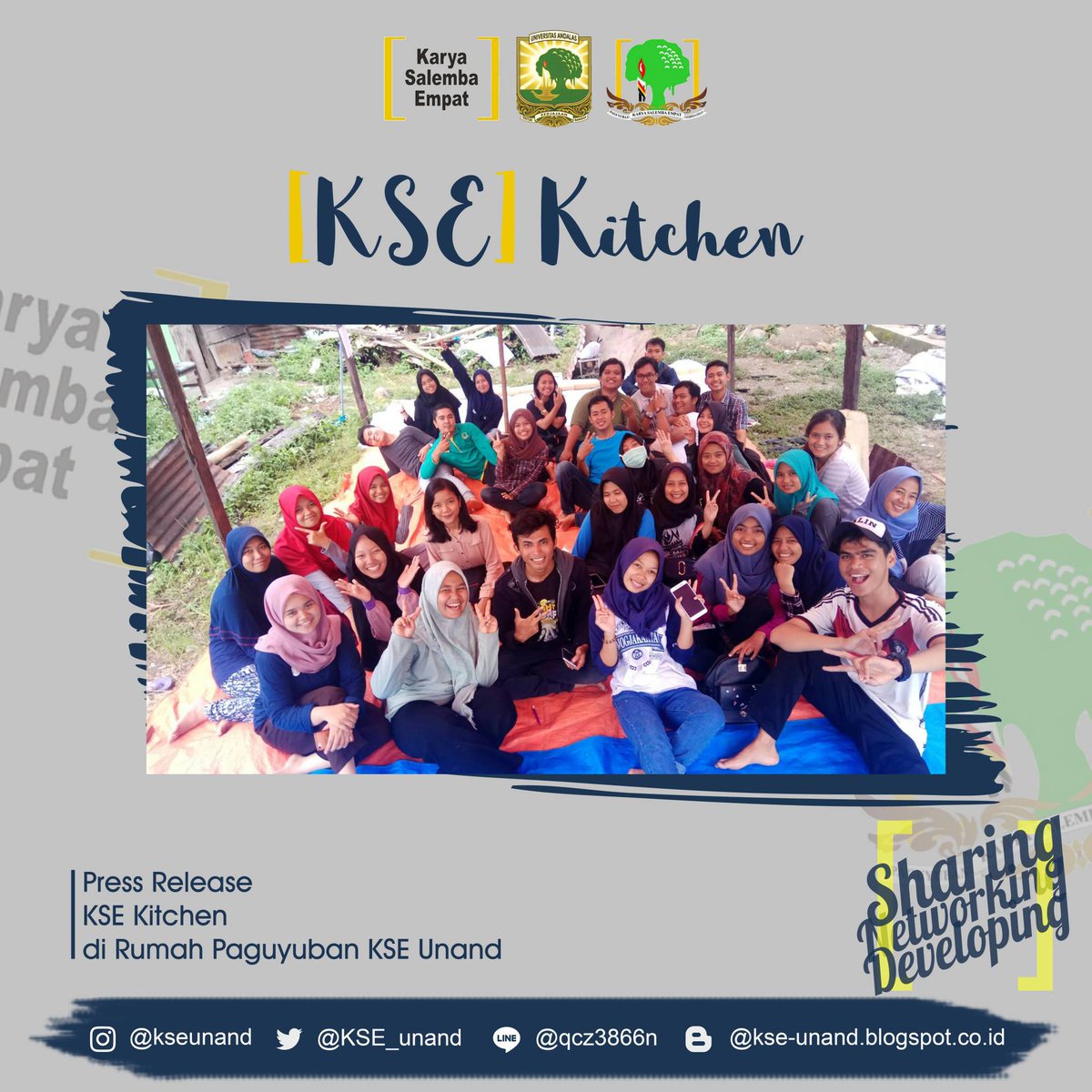 KSE_Unand's tweet photo. PRESS RELEASE]
Sabtu,(03/03) telah berlangsung kegiatan KSE KITCHEN yang diangkatkan oleh...
https://t.co/2rpiUxZ9Pq https://t.co/dM67iRVaWx