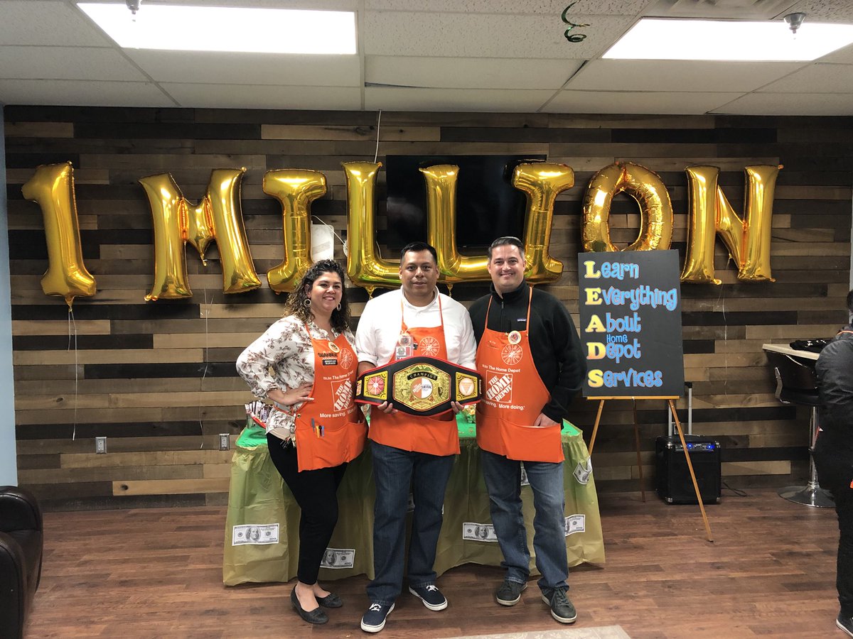 Congrats Store 1857! A Million dollar HVAC Store! Thanks for letting me be part of your celebration! <a href="/THDhvac/">Viviane Essex</a> <a href="/JabarrBean/">Jabarr Bean</a> <a href="/THDDonovanD21/">Donovan Branson</a> <a href="/ShantouraPacSo/">Shantoura</a>