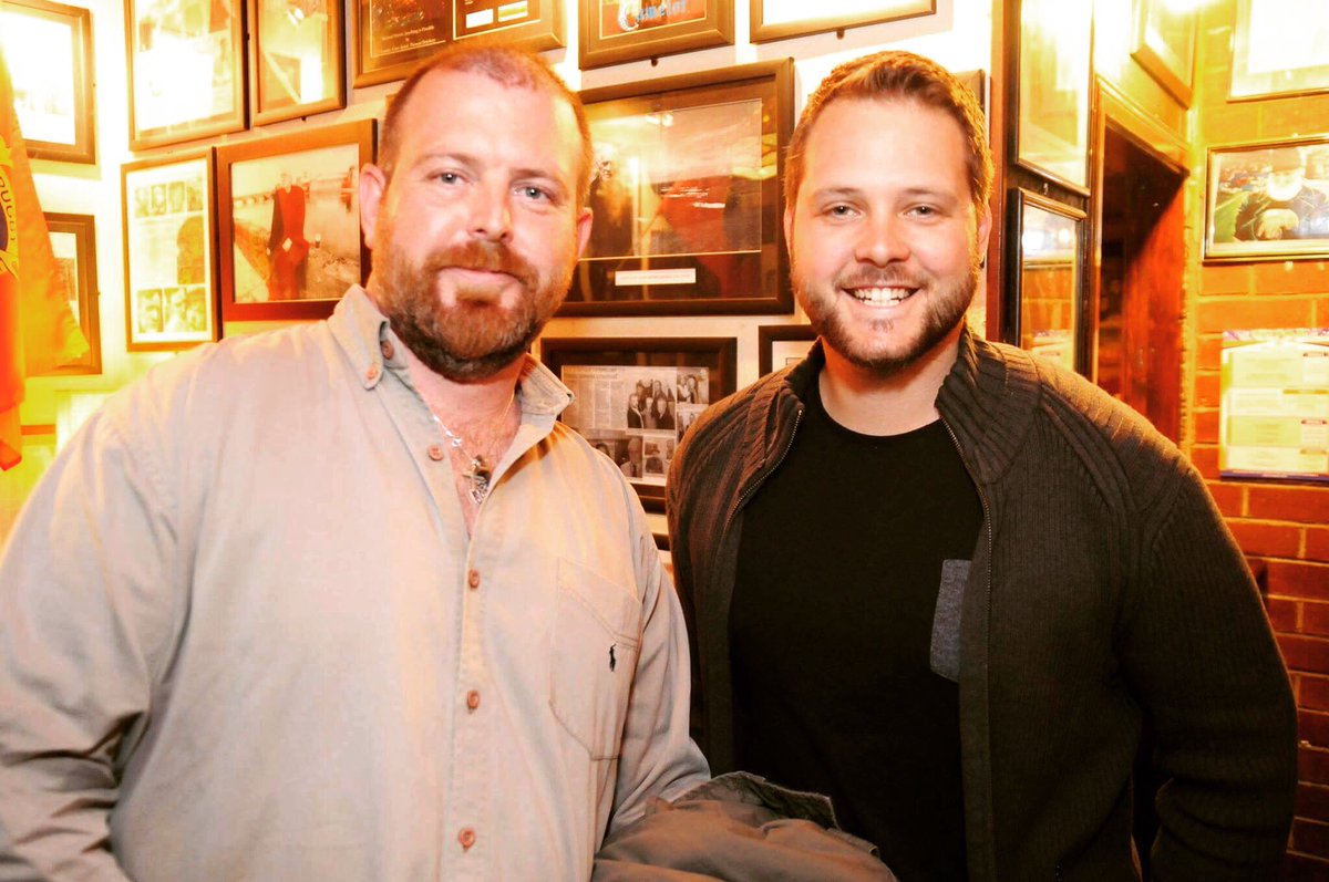 TomdeloheryJ's tweet photo. #throwbackthursday #artistthomasdelohery meeting the lovely & talented #producer #sameather from #sydney in #limerick Part of #filmfestival https://t.co/KbIT5ph453