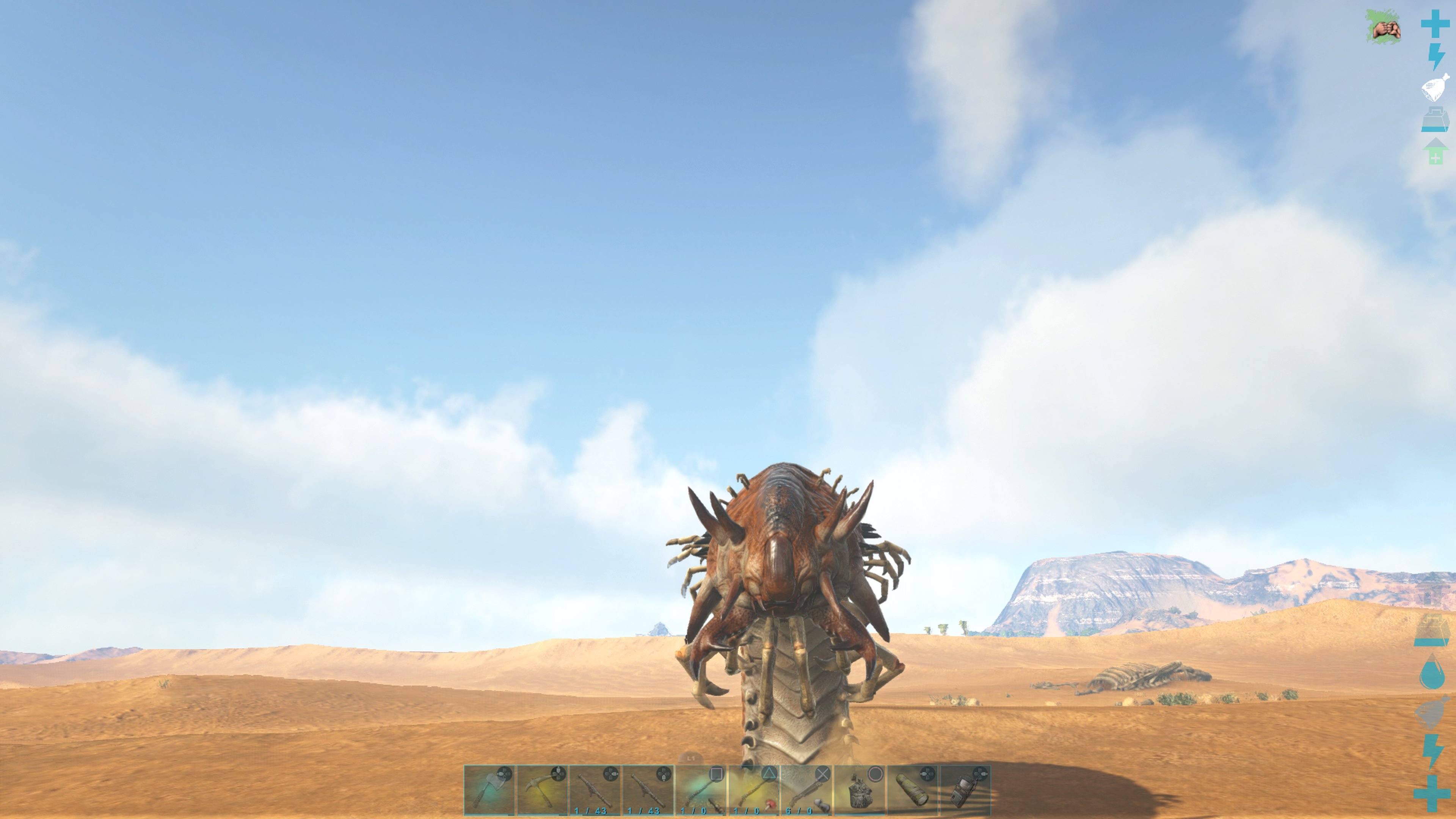 O Xrhsths カユウ Sto Twitter ラグナロクで砂漠ではじめてデスワームと遭遇 Ark Ps4share T Co Xjfb6mw2mz Twitter