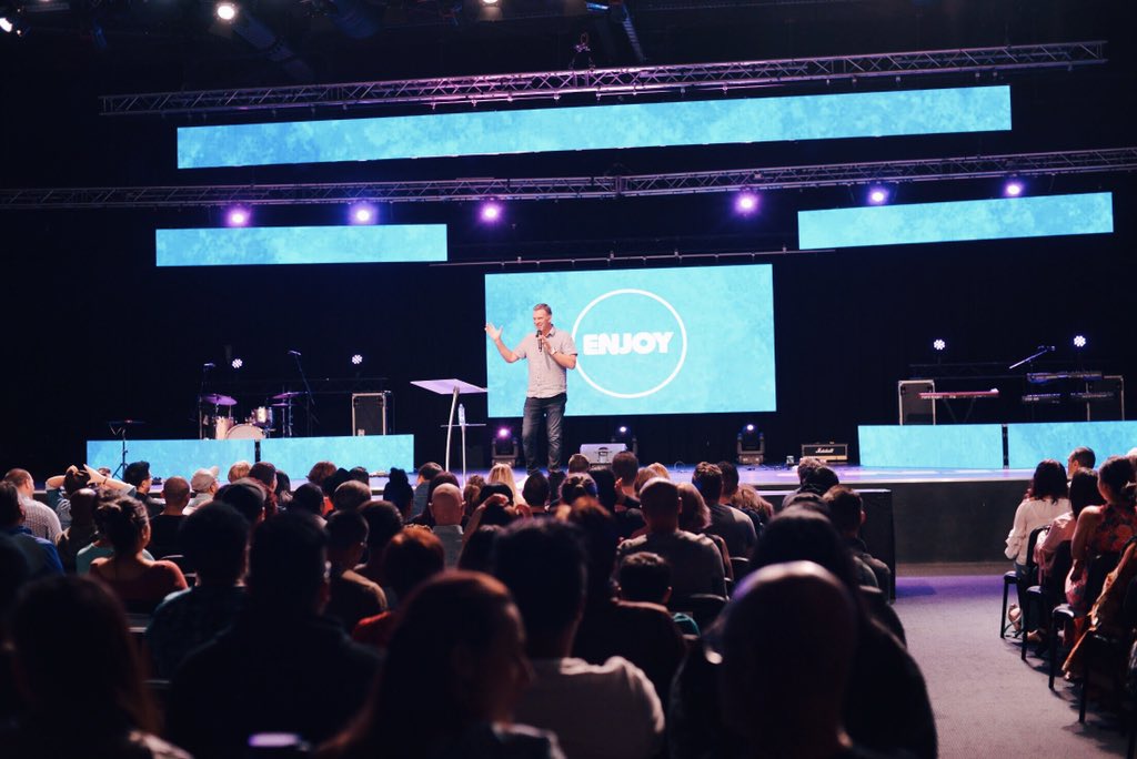 enjoychurch's tweet photo. Hooray for Sunday! Thank you for spending your day with us. We hope you have an incredible week! #enjoychurch #Ask2018 #changinglives https://t.co/DOIsfcTb2O