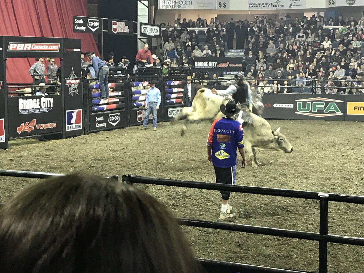YQL_Hampton's tweet photo. Thanks to @VisitLethbridge for the tickets #PBRLeth https://t.co/hUeEPbEbts