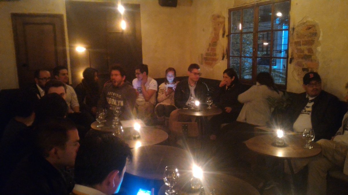 OpenKnowledgeCo's tweet photo. Tras 2 largos días de trabajo en #Alimendata ... llegó el momento de relajarse y de conocernos un poco más! 😀 #OpenDataDay #DatosAbiertosCO https://t.co/DrlRQNx2Bk
