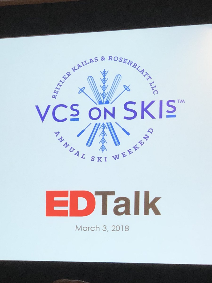 MikeDeVito71's tweet photo. Getting ready for EDtalk at the annual VC on Skis event!!!! https://t.co/2IzEFWM6Hi