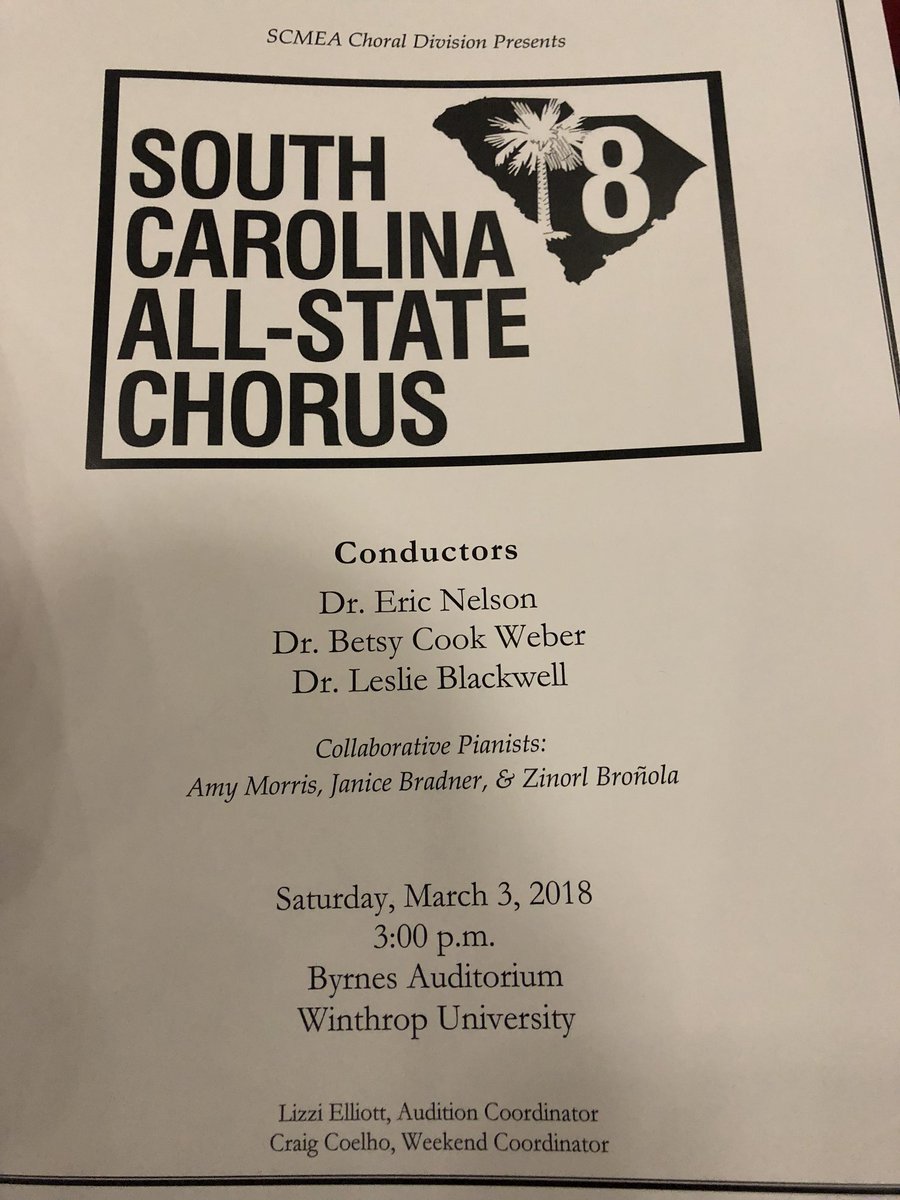 MayoDaveCave's tweet photo. Congrats on an outstanding SC All-State Chorus concert! #MIOSM @NAfME https://t.co/AvetWnf5Wk