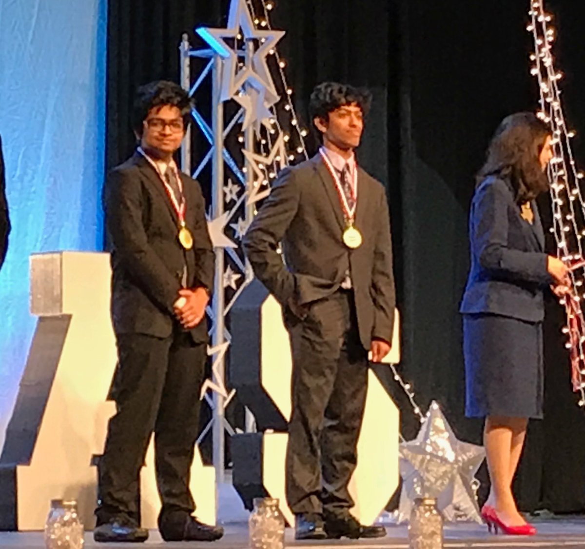 IHSKnightsBPA's tweet photo. 5th and 6th place Open Event Computer Technology Concepts -Sebastian Joseph and Aryan Agrawal https://t.co/gkeHXXBE1o