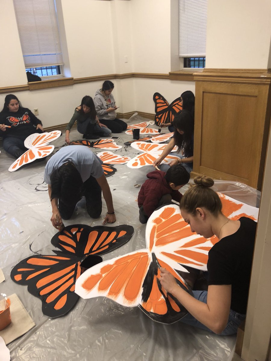 PoderofID's tweet photo. Artivism continued today. Big action planned for Monday. #idahoindc #heretofight #joyousrebellion #unitedwedream https://t.co/WketKGWd64