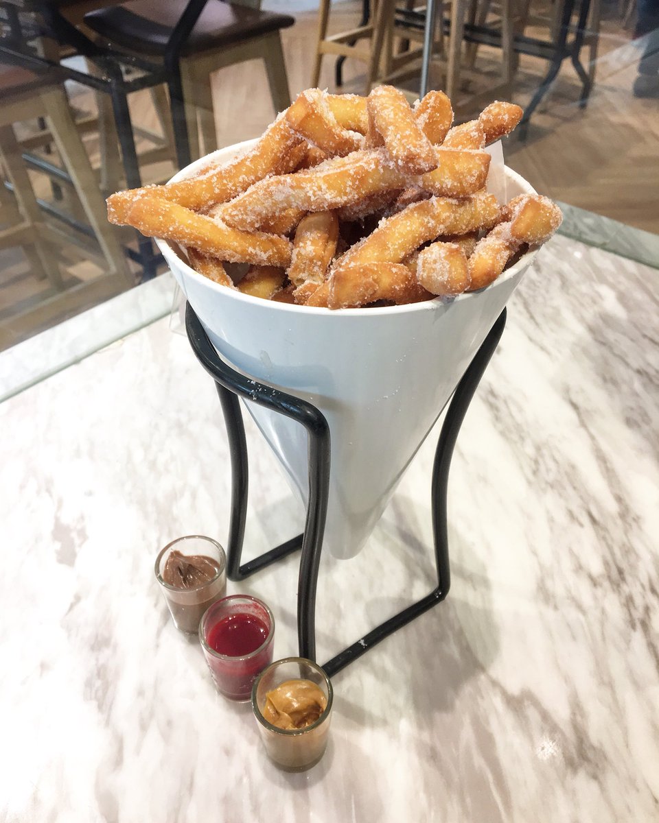 mydottys's tweet photo. Our pastries won't be showing up today, but our Doughnut Fries will be here to mend your broken heart 🍟 #mydottys https://t.co/u0tRNVikgT