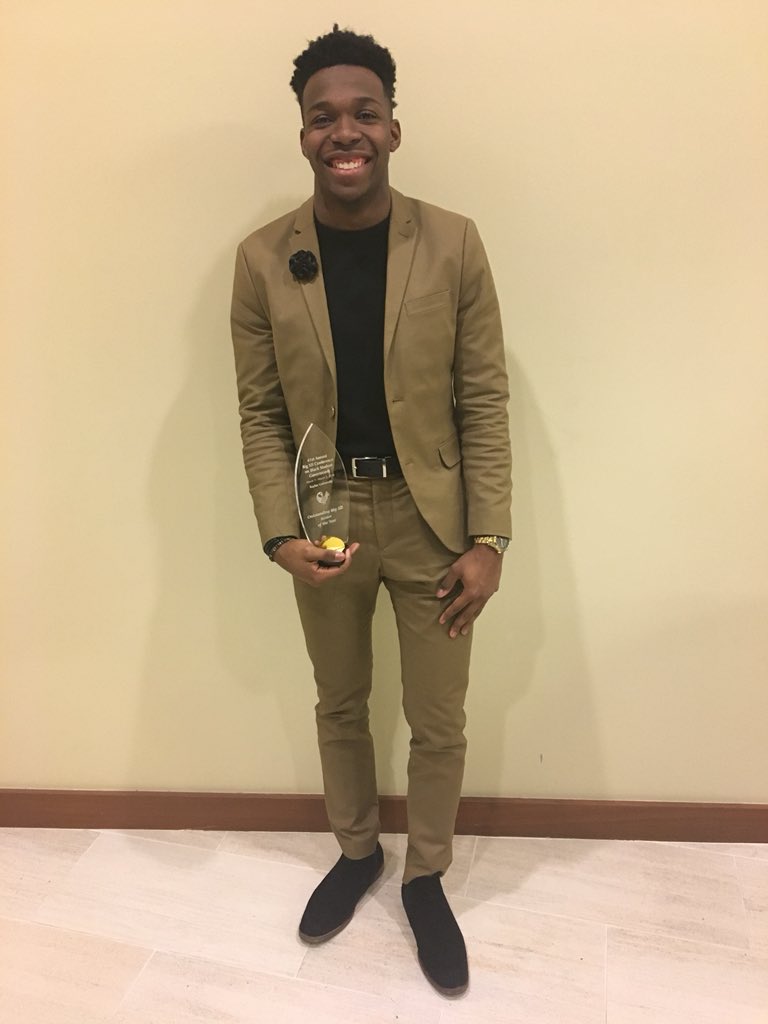 MUBMI's tweet photo. Congratulations to Steven Qualls #MBMI18 and Terrell Stanley #MBMI20 on being the named the Outstanding Big XII Senior and Sophomore of the Year Award respectively! #HigherEducation #HigherExpectation https://t.co/eKjKFnaIY6