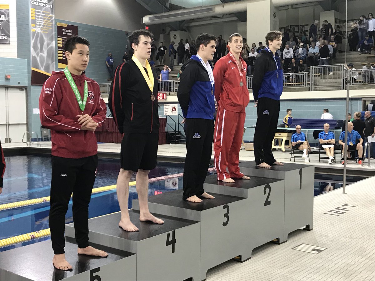 NorthActivities's tweet photo. MSHSL State Swim &amp; Dive: Mitchell W. 100 Fly 2nd place! Go Polars! https://t.co/JmNP4SC9js