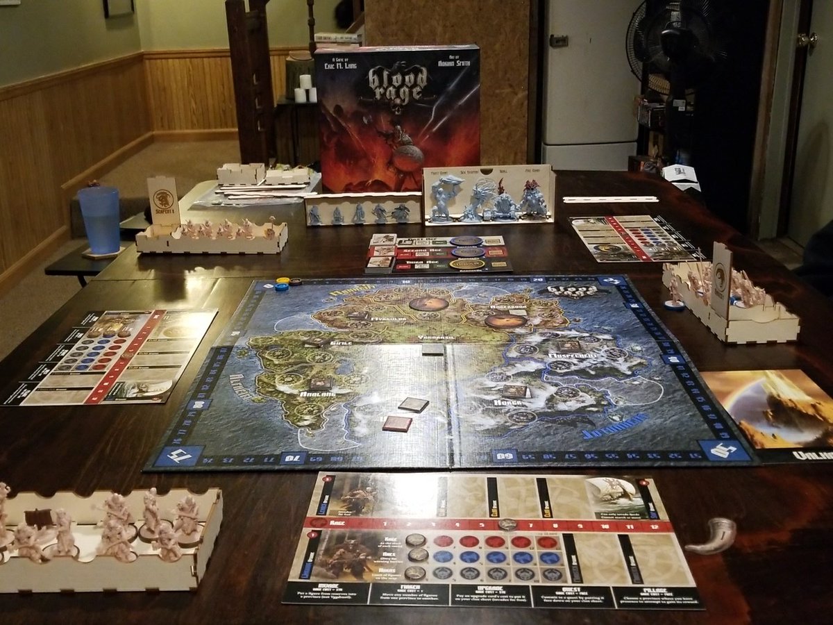 Time for some Blood Rage! #boardgames #tabletop #gaming