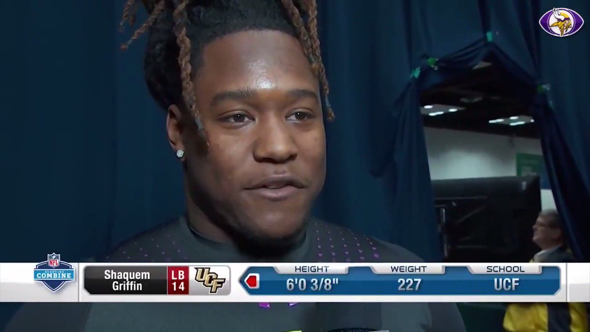 .@Shaquemgriffin was one of today's big stories during another busy day at the NFL Combine. https://t.co/udhd2moDuJ
