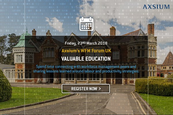 axsium's tweet photo. Join us for our upcoming WFM Forum's in the UK and Chicago. A day of networking and knowledge sharing with other operational leaders. #wfmforum https://t.co/OY3ppUMhUh https://t.co/U5WY2A5567