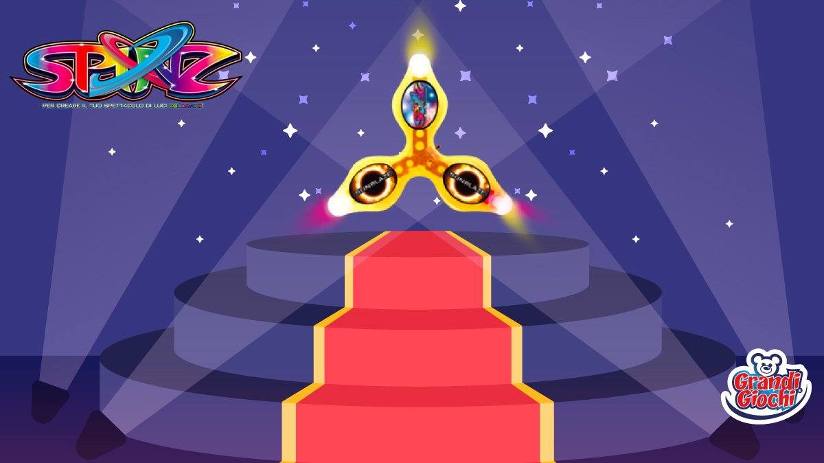GrandiGiochi's tweet photo. L'Oscar Grandi Giochi🏆 agli stupefacenti effetti speciali va a Spinz!💥✨💫
Scopritelo presto nei migliori negozi di giocattoli 😉
 #GrandiGiochi #Spinz #Oscars2018 #Oscars https://t.co/90C5ZDQVBO