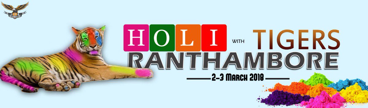 thrallthink's tweet photo. Holi with Tigers Ranthambore, it's gonna be Best #HoliWithGoeventz at AnkurResort SawaiMadhopur #Holi2018 tickets: https://t.co/T6e7vtwQPk https://t.co/JvsjVZDrzN