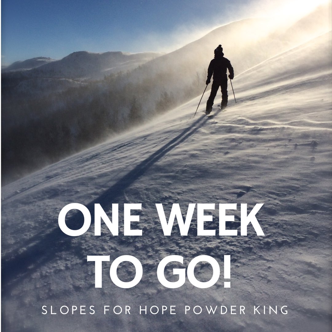 SlopesforHopePK's tweet photo. Slopes for Hope a powder King is one week away! Have you registered yet? https://t.co/rHqAtxWu4W https://t.co/6OE99uVIhE
