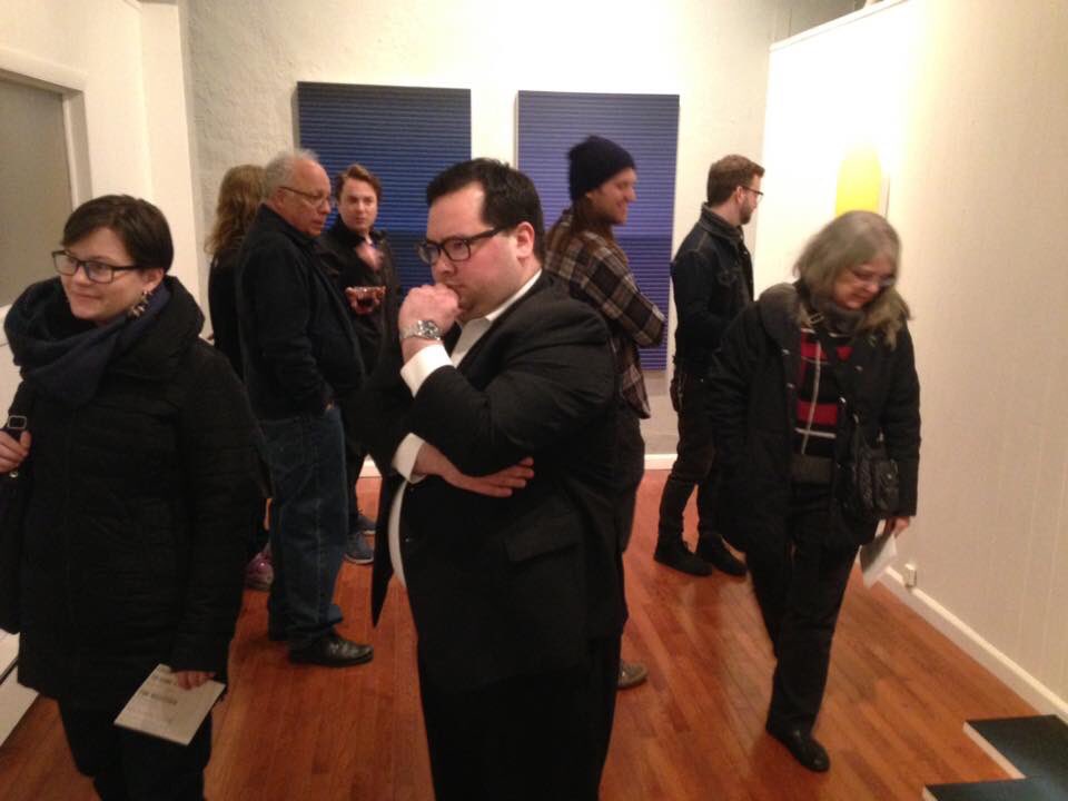 millitzer's tweet photo. Opening reception for Chloe West: To Name a Thing https://t.co/pkiWqlh7Xn