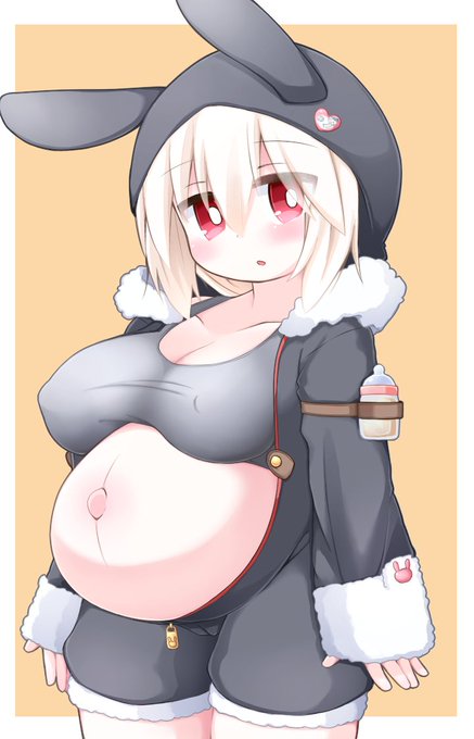 うさ耳パーカー。 