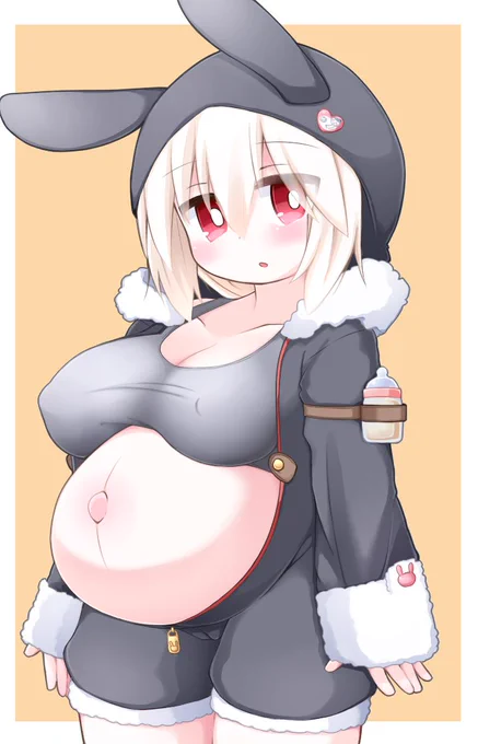 うさ耳パーカー。 
