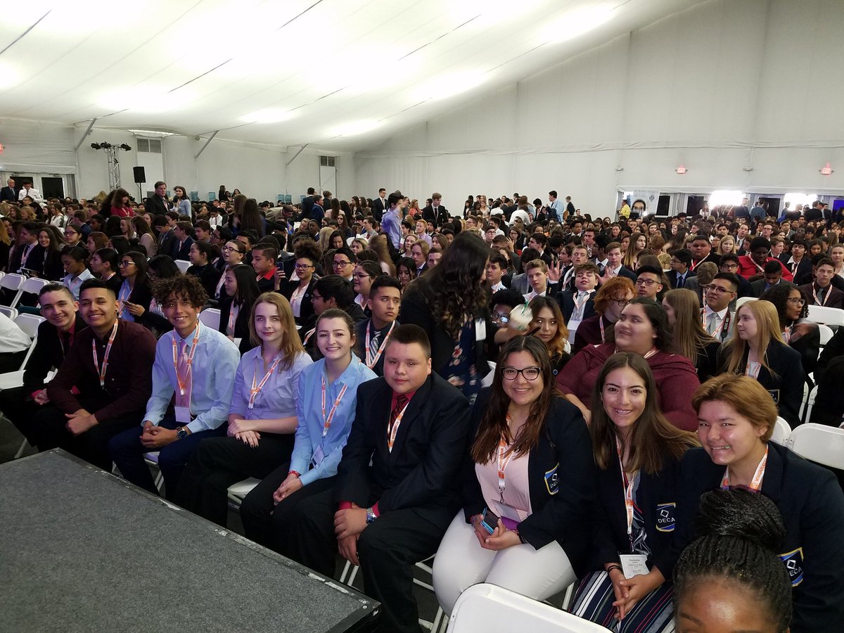 DECADVHS's tweet photo. Interesting day, the District 3 Panda, Celina Campos- campaigning, Opening session with Zamara speaking, competition, and Reyes jumping in the water full professional attire. #yearofthepanda #azcdc #azcdc2018 https://t.co/fz6reBgWFE