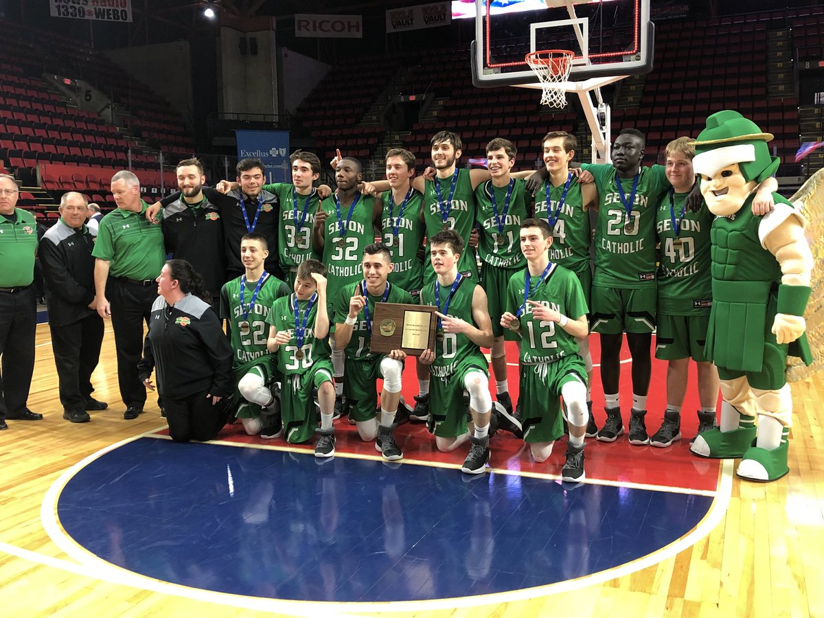 WENYKevinCase's tweet photo. FINAL | Seton Catholic Boys take down Owego 68-56 to win the Class B Section IV final. #STACHoops @OFAAthletics1 @SetonCatholicNY https://t.co/S7u8iUlhG3