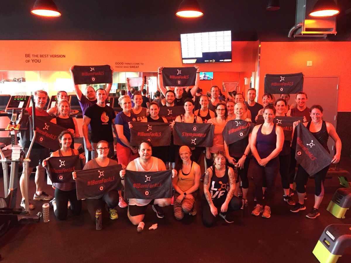 ALSSocietySask's tweet photo. Way to represent, Regina, at the @orangetheory #Augiethon! https://t.co/XgyaNifgL1