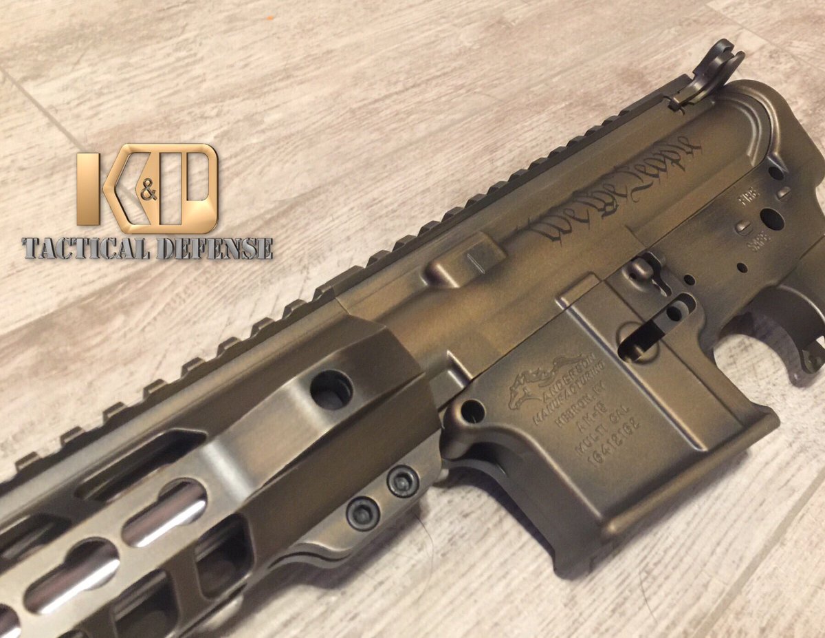 KPTactDefense's tweet photo. Absolutely loved how this one turned out!  
#KPCerakote #Merica #WeThePeople #BattleWorn @CerakoteFinish #BurntBronze #GraphiteBlack #CerakoteClear https://t.co/fdRDEy6vNK