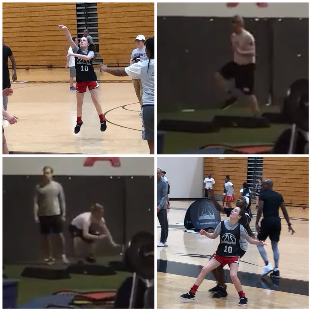 matlin_22's tweet photo. Full day of workouts/showcases for both kiddos today and we will do it all again tomorrow but I wouldn’t trade it for anything! #sportsmomlife #CoachHemiShowcase #AnyGymIsHome #BigManShowcase @lindsaym_12 @mattman_62 https://t.co/b7vIqGcFWm
