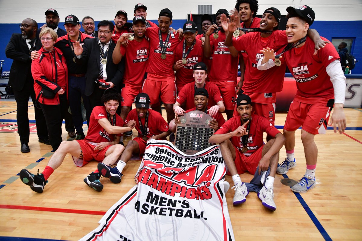 TheOCAA's tweet photo. #OCAAMBB 🏀 Gold Medal Final |
Congratulations to the @SenecaSting on capturing the OCAA Men's Basketball Gold Medal🥇 https://t.co/d9iW9pEQ4f