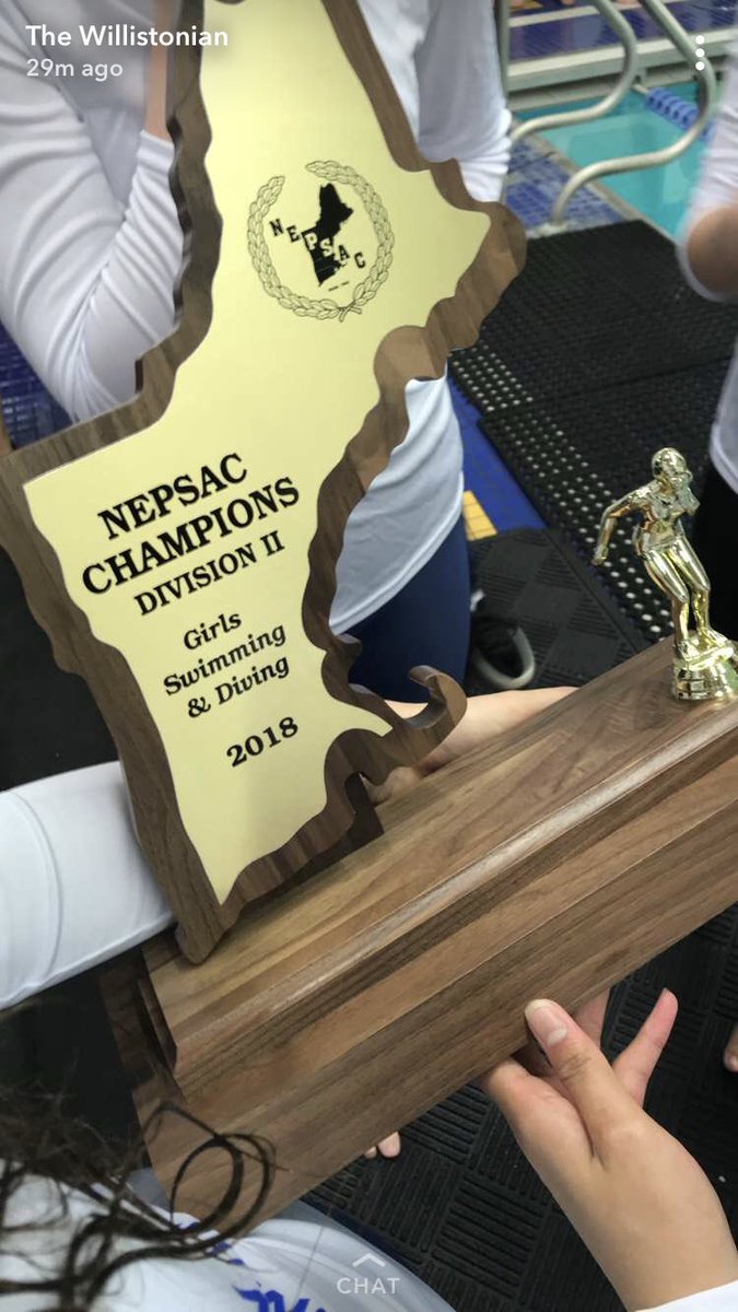 TheWillistonian's tweet image. shoutout to the swim team for their third championship in a row!!! check our their journey on our snap! it’ll b gone in 24 hrs