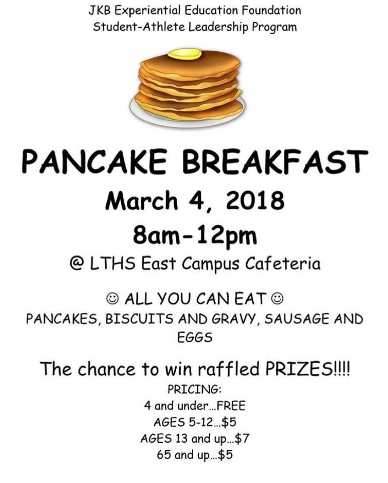 ltown2017's tweet photo. Come out for some breakfast at LTHS tomorrow morning!! https://t.co/GxvWSLnur9
