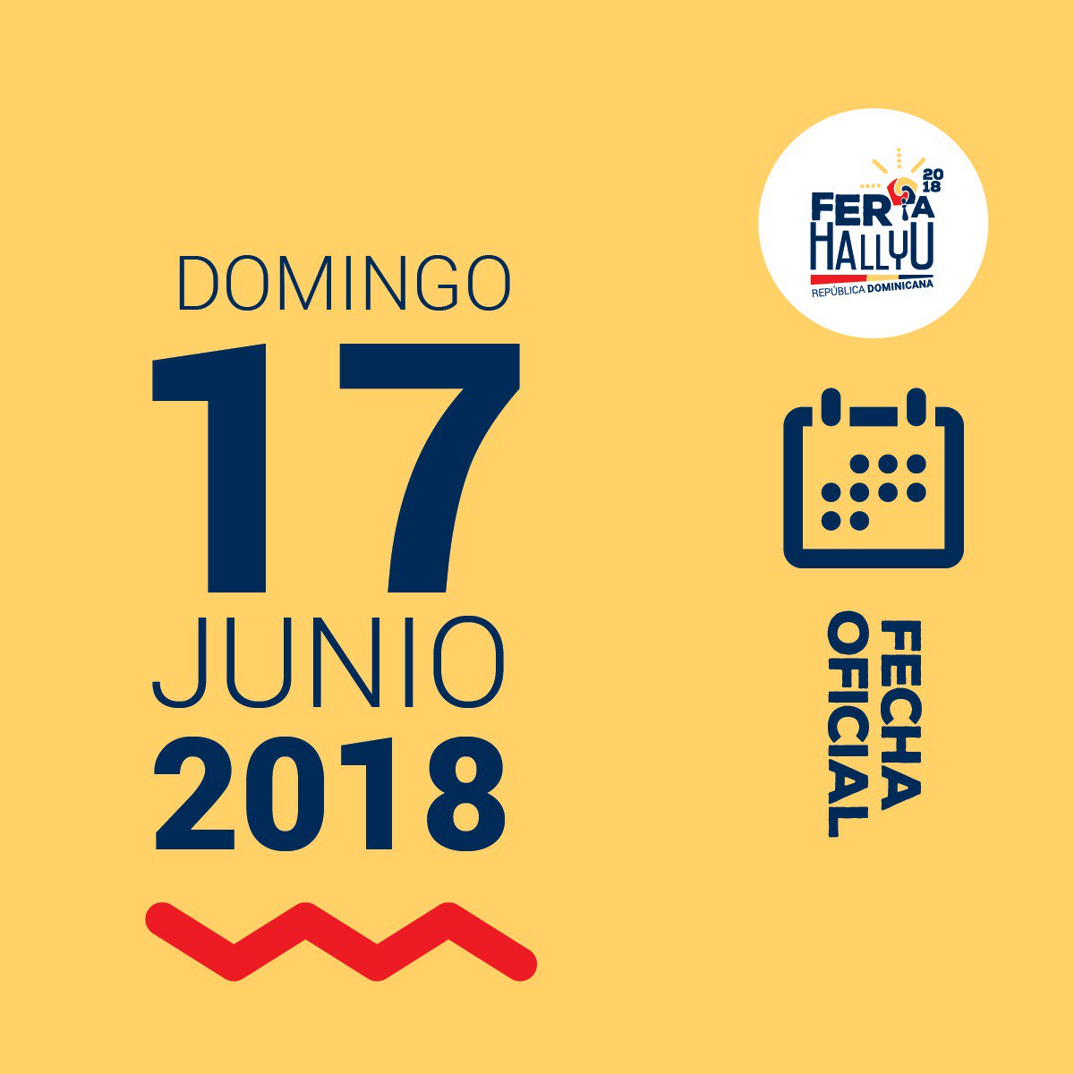 FeriaHallyuRD's tweet photo. *Redoble de tambores* 🥁🥁🥁 LLEGÓ EL MOMENTO, aquí está la fecha de la próxima #FeriaHallyuRD18 🇰🇷🇩🇴 Tomen su calendario y anoten esto en mayúsculas para que no se les olvide 😎📸 https://t.co/AqmV8VaHGR