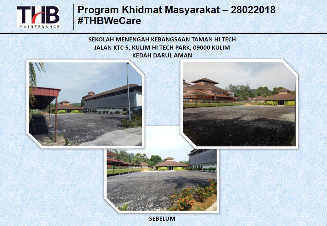 Thb Maintenance Sdn Bhd On Twitter 290718 Thbwecare Tadi Di Smk Taman Hi Tech Kulim Gm Firdaus Thbm Menerima Anugerah Bakti Murni Daripada Pihak Sekolah Pada Majlis Anugerah Hi Tech Bestari Ke