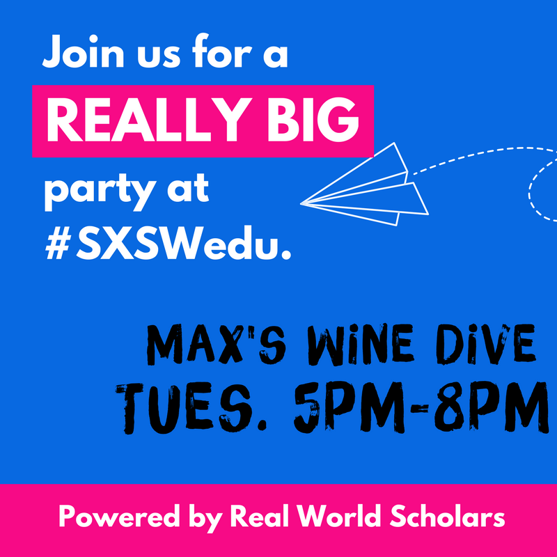 LauraGilchrist4's tweet photo. While #SXSWEDU is a convergence of big IDEAS and creative PEOPLE -- the REALLY BIG party on Tuesday @edcorps #EdTVLive is a SWIRLING convergence! Come see for yourself. I dare ya! #wineSwirl #ideaSwirl #joyfulleaders #edumatch #dtk12chat #tlap #satchat https://t.co/UOJpPbgr9l