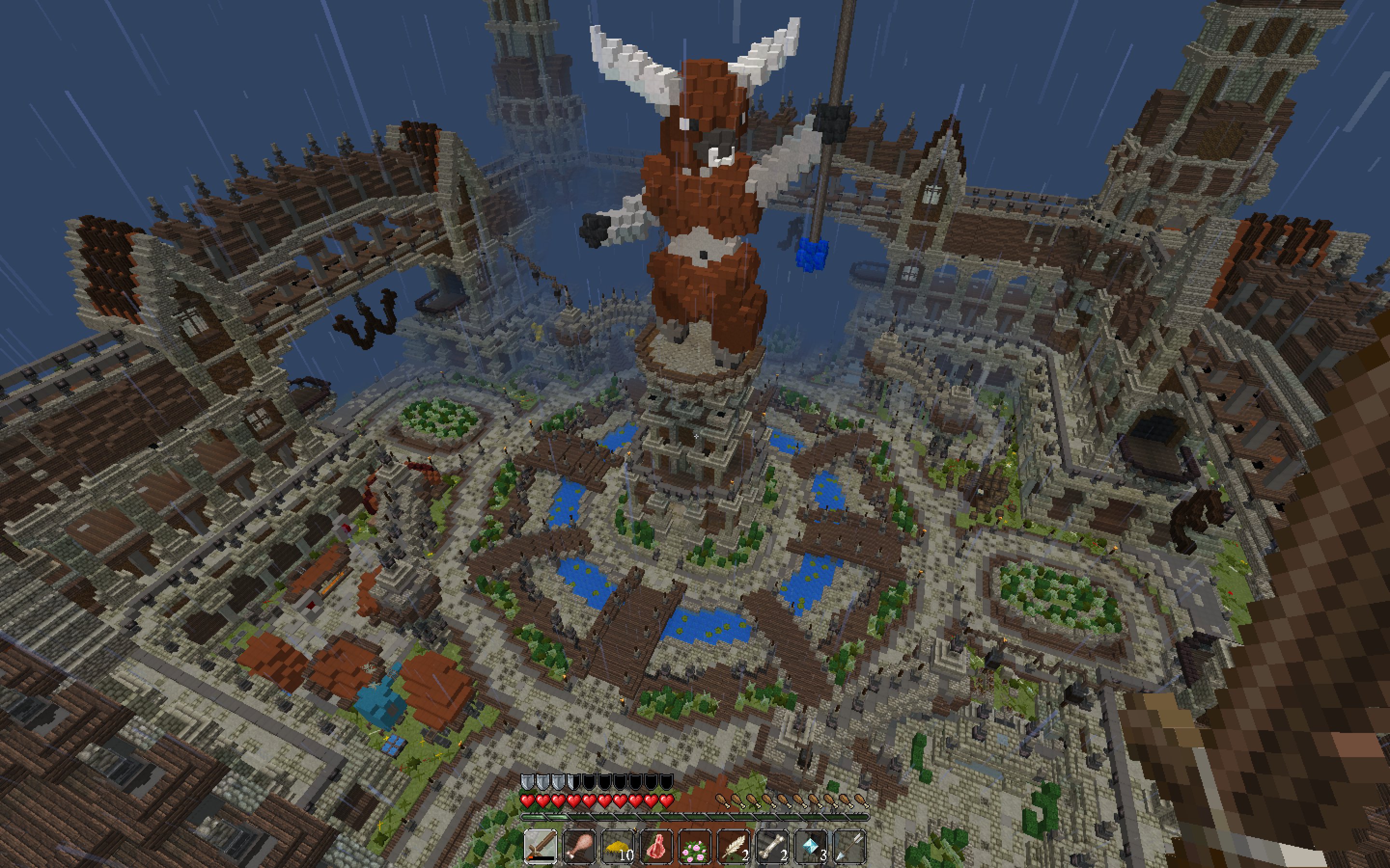 Lacunamc On Twitter The Kingdoms Server Comprises Custom Dungeons For Those Who Love The Extra Loot Raid Land And Gain Resources Oh While You Re At It Check Out This Spawn Minecraft