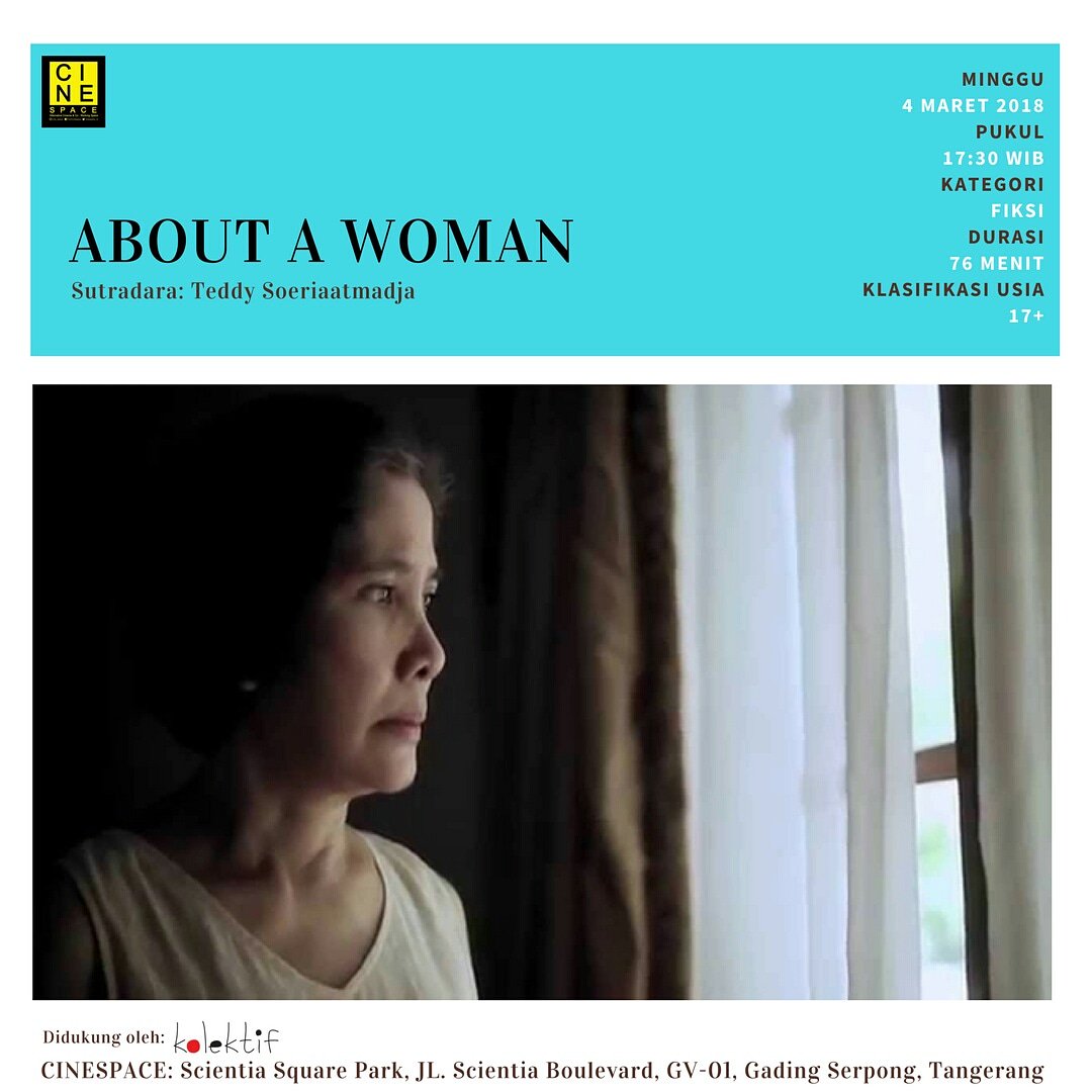 Ayo nonton film pilihan edisi #womenmarch di CINESPACE hari ini. ✔Minggu, 4 Maret 2018.

👉Pukul 15:00 (SITI)
Sutradara Eddie Cahyono
👉Pukul 17:30 (About a Woman)
Sutradara @teddy_soe