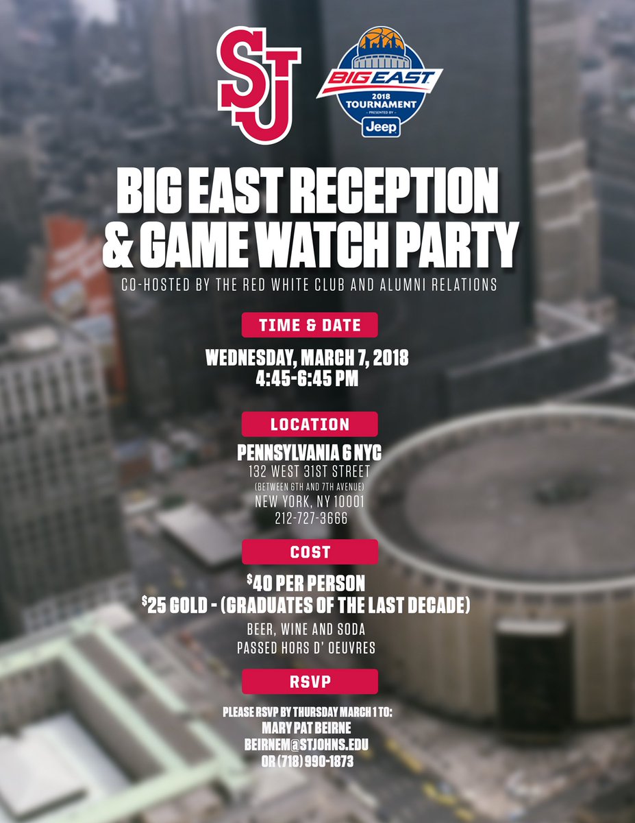 NotoriousNJV's tweet photo. The regular season is a wrap. Now the goal is straightforward - #RUNTHETABLE. Join us Wednesday! @STJRedWhiteClub @StJohnsRedStorm @stjohnsalumni #SJUBB #WeAreNewYorksTeam #WeAreStJohns #FinishStrong #EveryGiftCounts https://t.co/bqXCTZocvJ #REDaissance https://t.co/ntBbFpE6SC