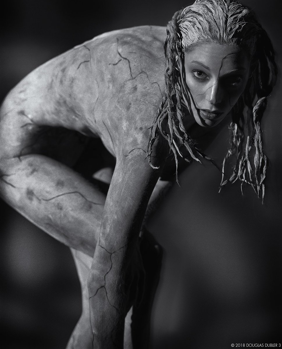 “Medusa Emerging 2” An unpublished image from a series that I worked on for a number of years inspired by the ancient Greek mythological Pygmalion who fell in love with one of his sculptures, which then came to life. Here she is depicted taking her first steps as a human...