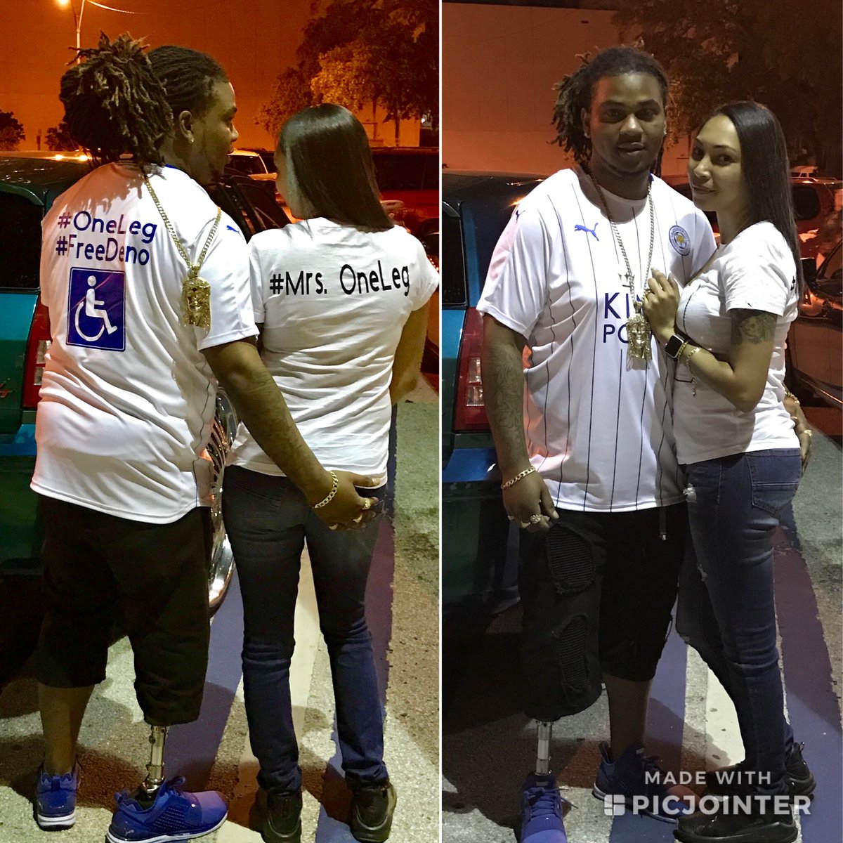 OneLegRell's tweet photo. Mr.OneLeg & Mrs.OneLeg❤️😜
#FreeDeno♿️💯
#WildSplash2k18 https://t.co/SBw5vTPKX3