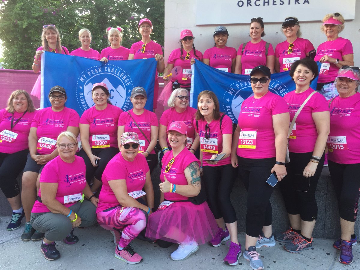 lesley210756's tweet photo. #aussiepeaker meet up for #chicksinpink 5k walk supporting #IWDFR #MPC2018 @SamHeughan @MyPeakChallenge @auspeakers @MPCFitlanders https://t.co/1iZ6sBVPYl
