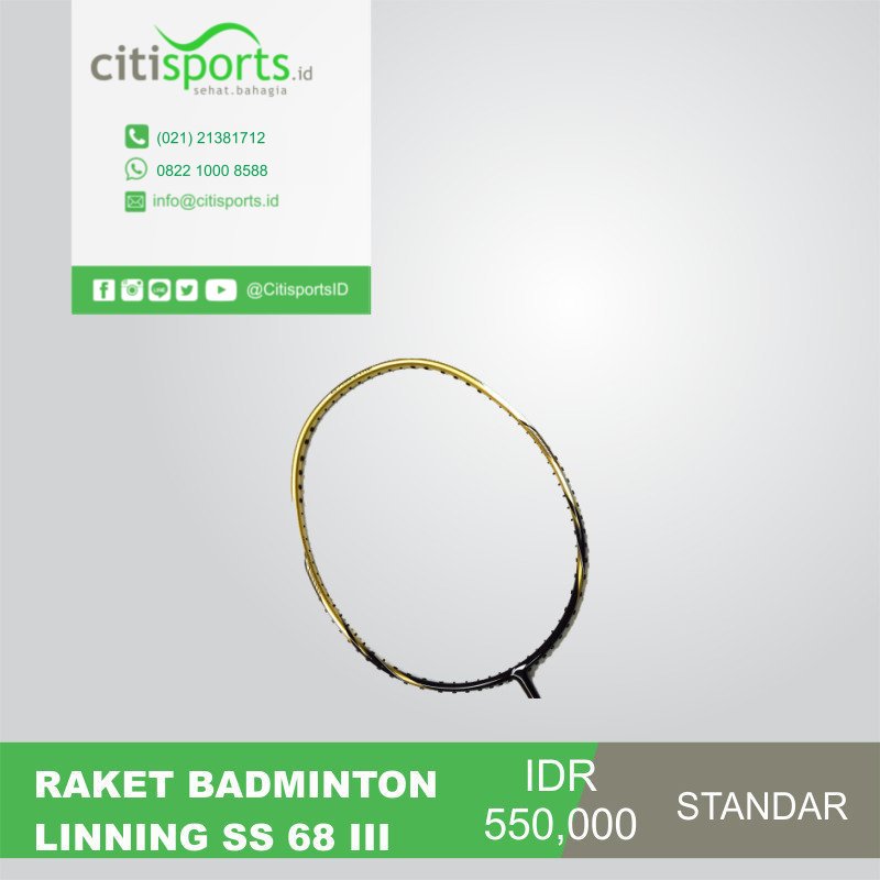 CitisportsID's tweet photo. RAKET BADMINTON LINING SS 68 III ORIGINAL 100%
Dapatkan Segera Hubungi :
Telp : (021) 21381712
WA : 0822 1000 8588
Email : info@citisports.id

#citisports #olaharaga #badminton #raketlining #raketbadminton #sehati #lining #indo https://t.co/m5Au2xkfdO