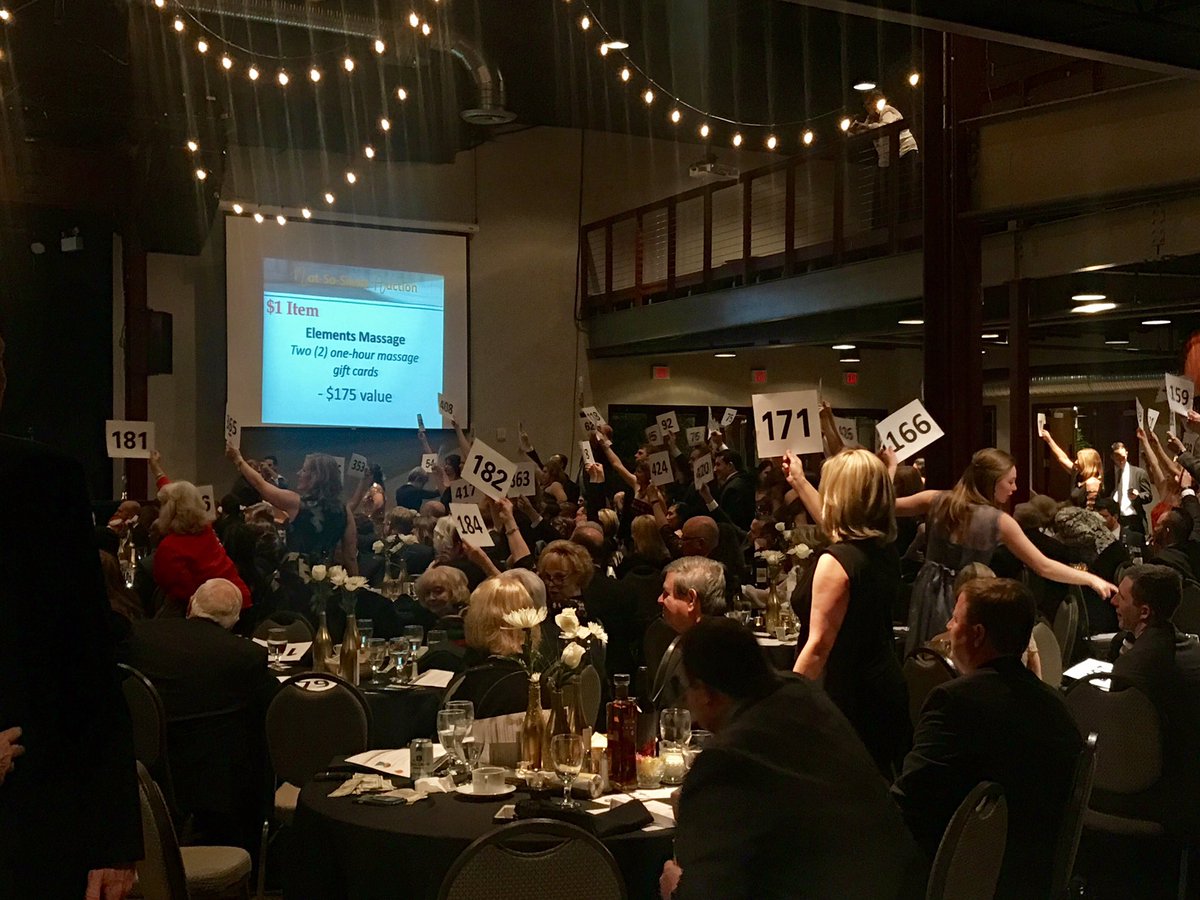 davishousecac's tweet photo. Not-so-silent auction is in full swing! #ButtonBall2018 #NIMBY https://t.co/s9t35i51Az